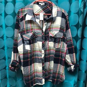 Maurice’s Button down flannel shirt